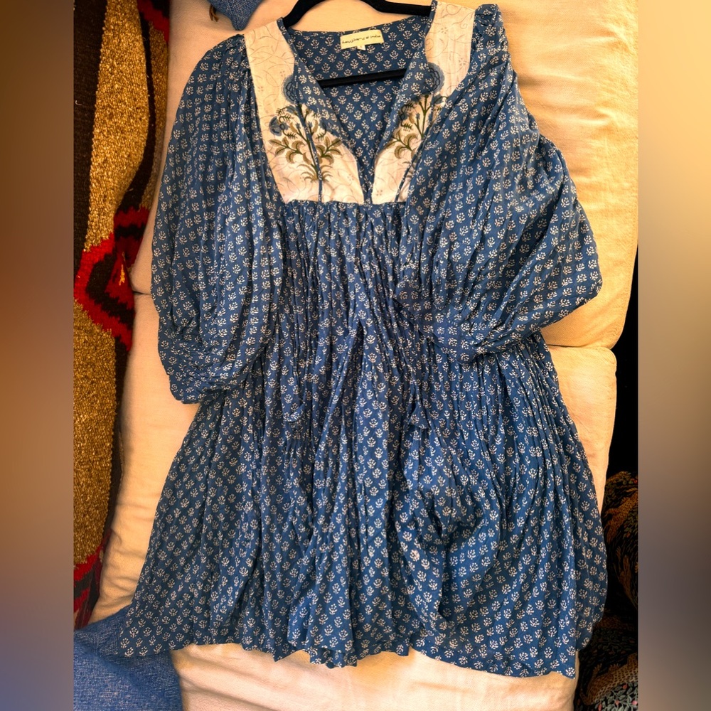 Daughters of India Kyra mini blue carnation small sold out everywhere